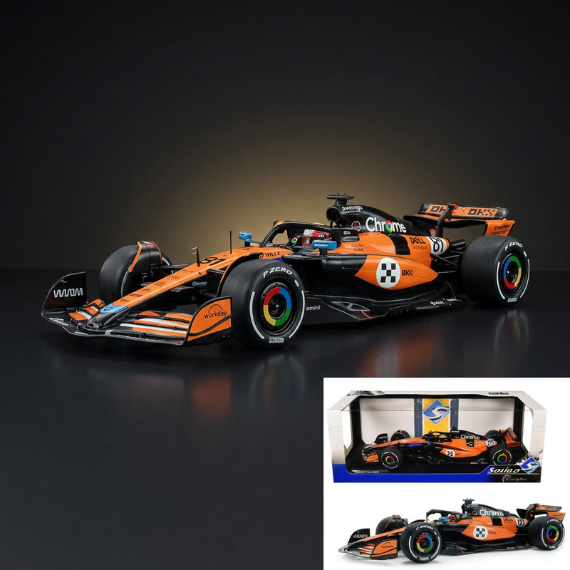 Solido 1:18 McLaren MCL39 #81 Oscar Piastri OKX 3rd Place F1 Monaco GP (2025)