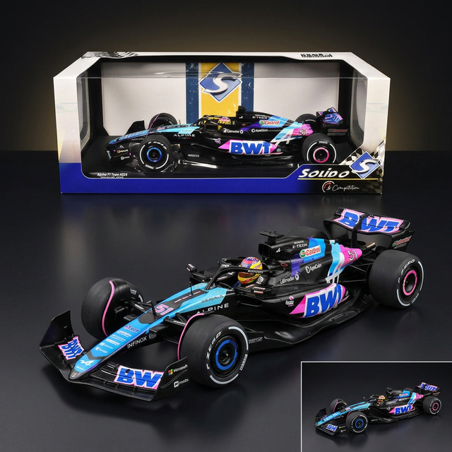 Solido 1:18 Alpine A524 #31 Esteban Ocon BWT F1 Miami GP (2024)