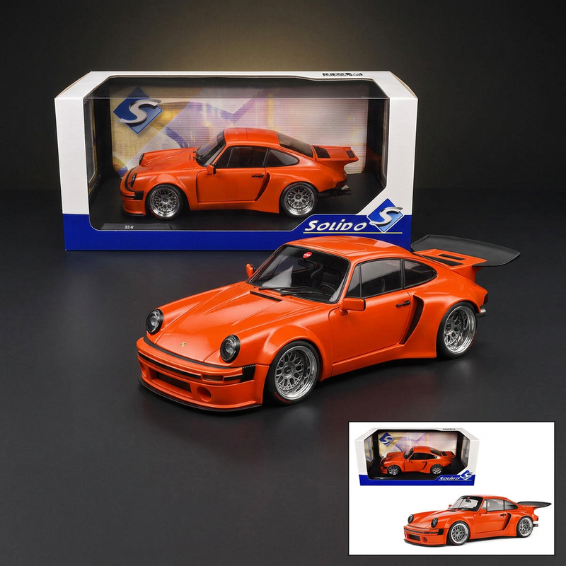 2022 Porsche 911 KS-R Orange Metallic 1/18 Diecast Model Car by Solido
