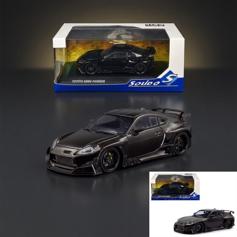 Solido 1:43 2022 Toyota Pandem GR86 Black