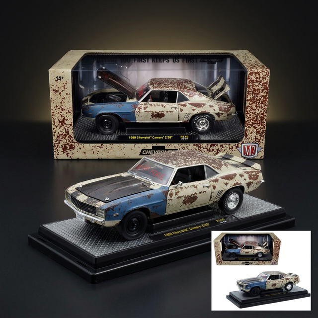 M2 Machines 1:24 1969 Chevrolet Camaro Z/28 Cream (Rusted)