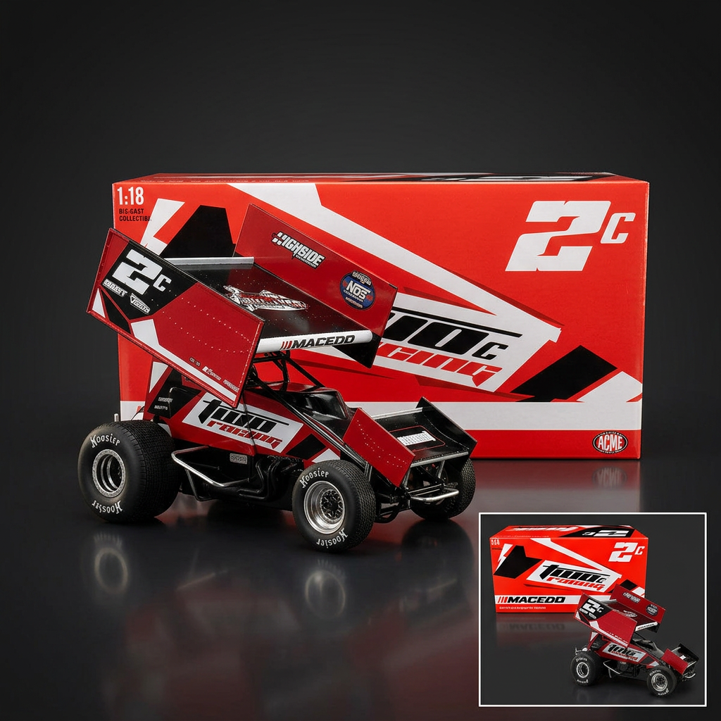 ACME 1:18 Winged Sprint Car #2C Cole Macedo Two C Racing (2025)