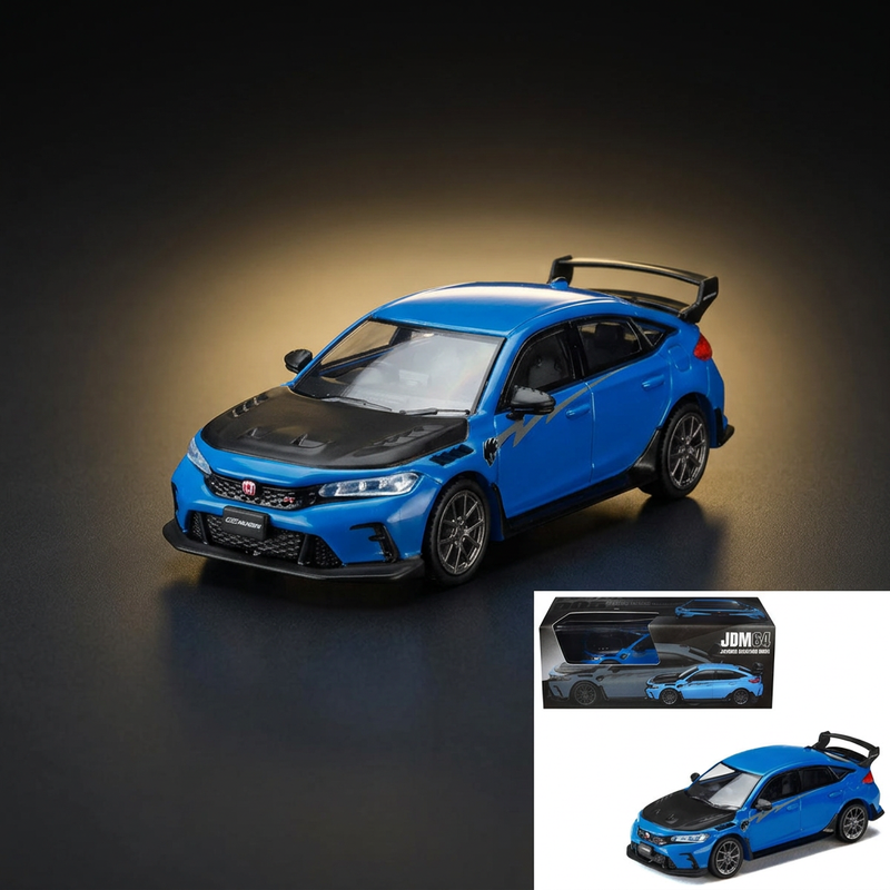Hobby Japan 1:64 2025 Honda Civic Type R FL5 MUGEN Group B RHD – Racing Blue