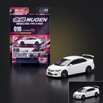 Hobby Japan 1:64 Honda Mugen Civic Type R (FD2) RHD Championship White