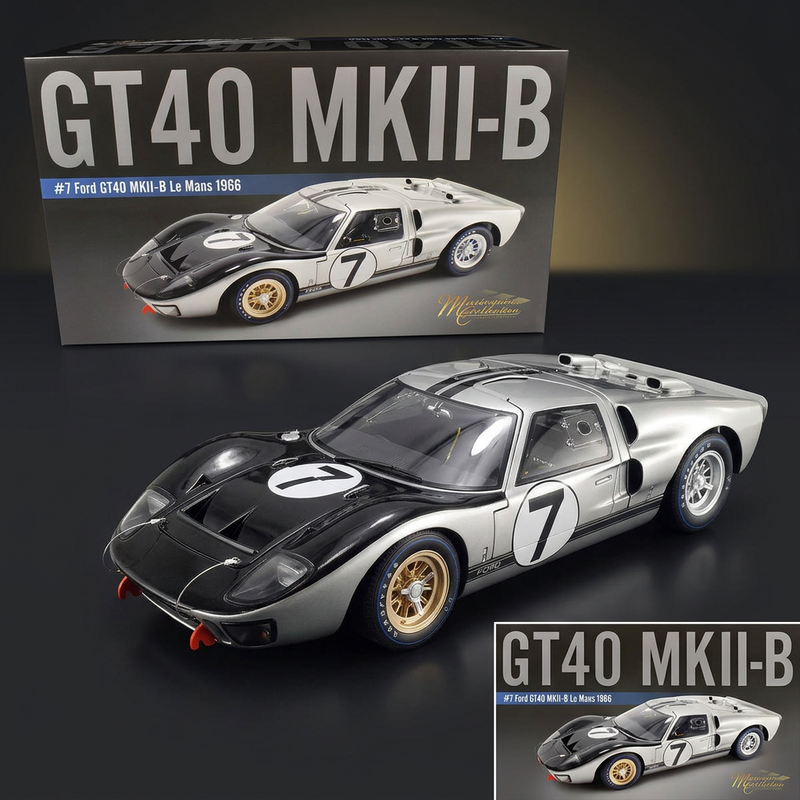 ACME 1:12 Ford GT40 MKII-B #7 Hill/Muir – Le Mans 1966