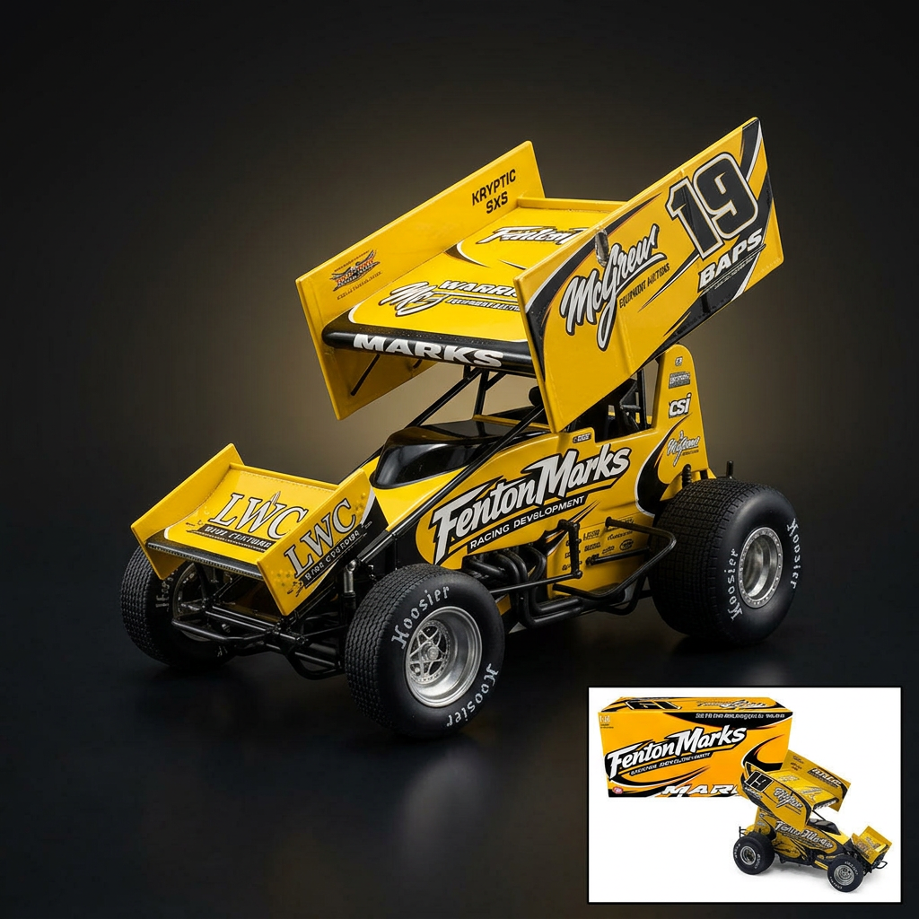 ACME 1:18 Winged Sprint Car #19 Brent Marks Fenton Marks Racing (2026)