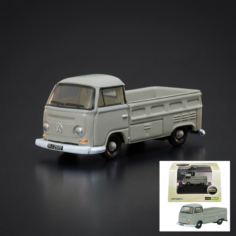 Oxford Diecast 1:148 Volkswagen T2 Pickup Light Gray