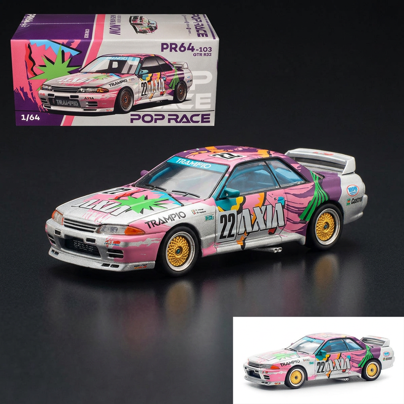 Pop Race 1:64 GT-R R32 #22 - Axia, 1991 JTCC