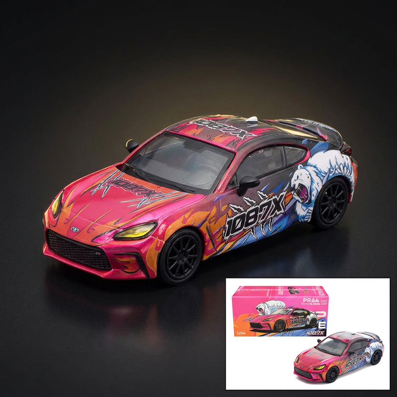 Pop Race 1:64 Toyota GR86 #823 - 1087X, 2025 GR86 Cup
