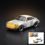Pop Race 1:64 Singer 964 Silver/Yellow