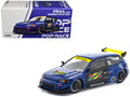 Pandem Civic EG6 RHD Sunoco Blue Metallic 1/64 Diecast Model Car-0