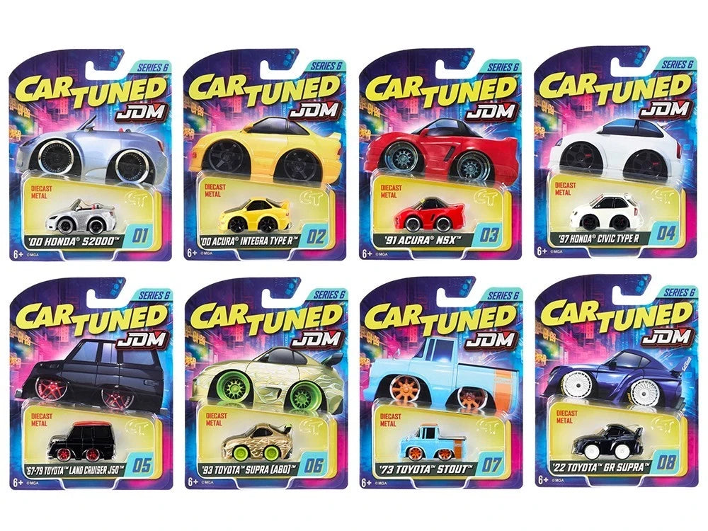 JDM Tuners Series 6 Set of 8 Pieces Diecast Model Cars by CarTuned-0