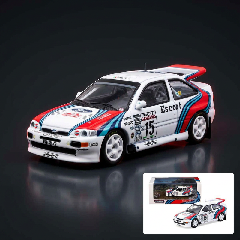 Tarmac Works 1:64 Ford Escort RS Cosworth #15 - Wilson, 1994 Sanremo