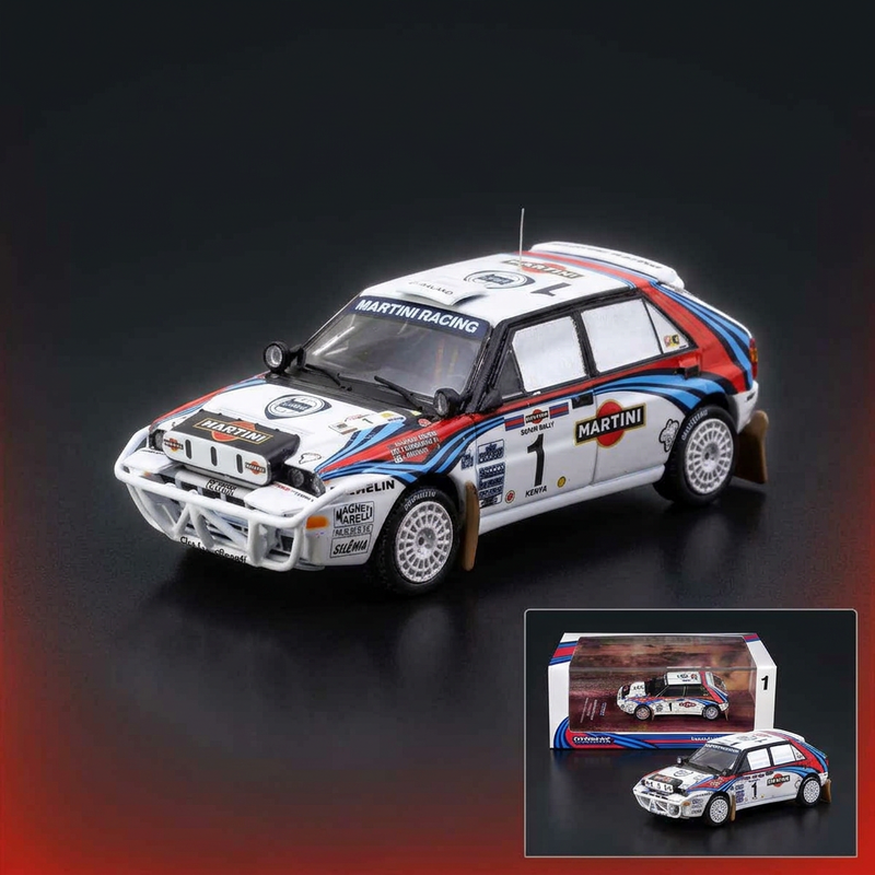 Tarmac Works 1:64 Lancia Delta HF Integrale #1 - 1992 Safari Rally 2nd Place