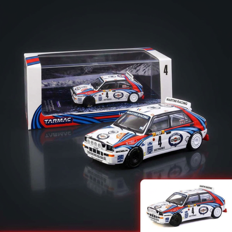 Tarmac Works 1:64 Lancia Delta HF Integrale #4 - 1992 Monte Carlo Winner