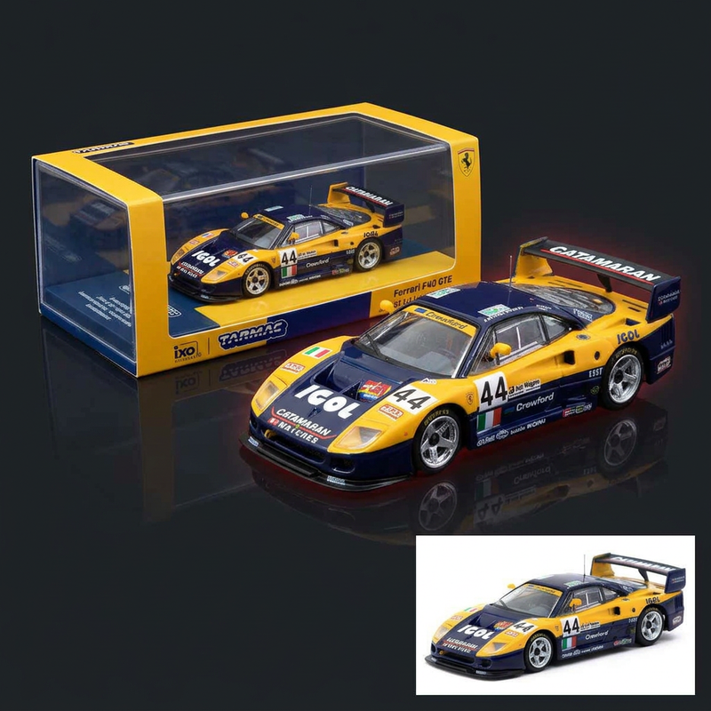 Tarmac Works 1:64 Ferrari F40 GTE #44 - 1996 Le Mans