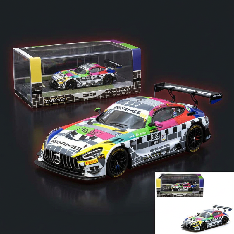 Tarmac Works 1:64 Mercedes-AMG GT3 #888 - GruppeM, 2025 Bathurst 12 Hour